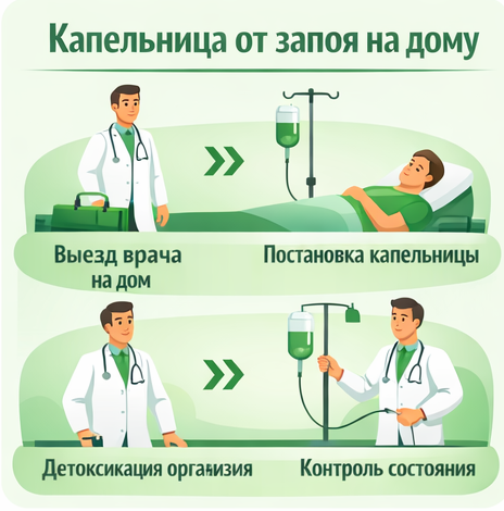 капельница от запоя в Новокуйбышевске в клинике Санати